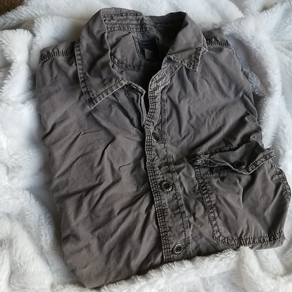 Converse Men's long sleeve collared shirt - Picture 5 of 7